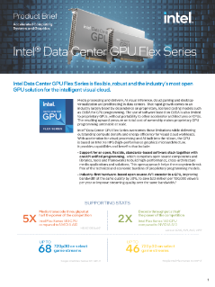 Intel® Data Center GPU Seri Flex - Uraian Singkat Produk
