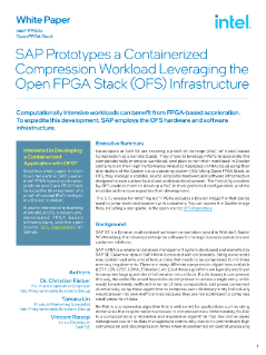 Prototipe SAP Mengkontainerisasi Beban Kerja menggunakan Intel® OFS