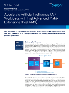 Mempercepat Beban Kerja AI dengan Intel® AMX
