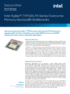 Intel® FPGA Mengatasi Hambatan Bandwith Memori