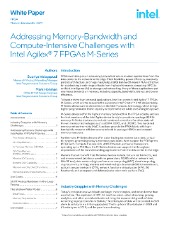 Atasi Bandwidth Memori dengan Intel® FPGA