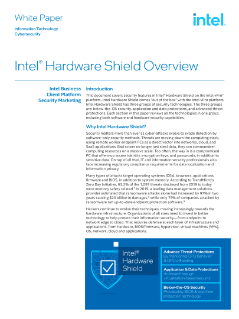 Ikhtisar Intel® Hardware Shield
